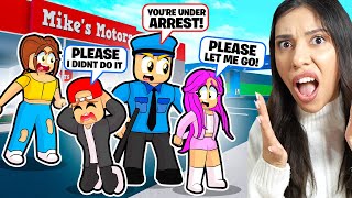 MY KIDS GOT ARRESTED YOU WONT BELIEVE WHY Roblox [upl. by Dennison]