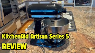 KitchenAid Artisan Series 5 Qt Stand MixerMy Genuine Review [upl. by Saixela]