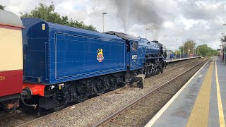 Testing of two LNER GIANTS OF STEAM Locomotives featuring 60532 Blue Peter amp 60163 Tornado [upl. by Noivert]