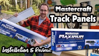 Mastercraft Maximum Track Panels  Install amp Review of the Canadian Tire Slat Wall Storage System [upl. by Montano]