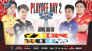 LIVE Playoffs MPL ID S9  Hari 2 🔥 [upl. by Tobi105]