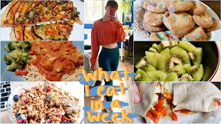 what i eat in a week  realistic amp non restrictive [upl. by Yrrum583]