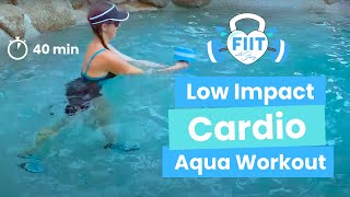 AQUA CARDIO Full Water Workout Burn Calories in Your Pool [upl. by Wilma]