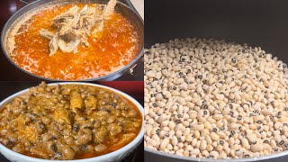 CUISINE CONGOLAISE  MBUENGI  HARICOTS BLANC  BLACK EYED RECIPE [upl. by Bobbye]