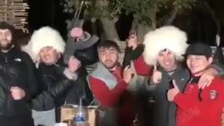 Khabibs fans celebrate by shooting in Dagestan [upl. by Stedmann275]