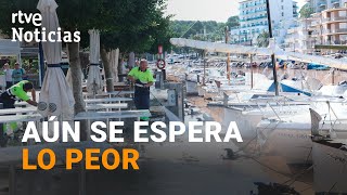 DANA DESTROZOS y calles ANEGADAS en el SUR y SURESTE de la PENÍNSULA y AVISOS en el MEDITERRÁNEO [upl. by Oisorbma]