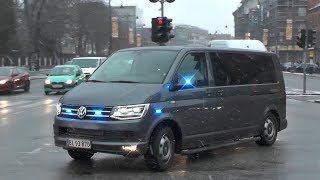 Unmarked Police Cars responding Code3 in Copenhagen Denmark 766 [upl. by Jit]