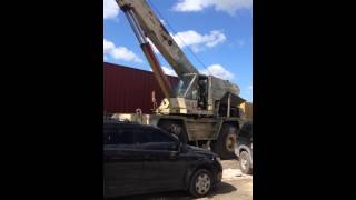 1978 Drott MC2500 30 Ton Rough Terrain Crane [upl. by Fineman]