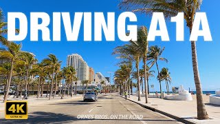 South Florida  A1A Driving Tour  Fort Lauderdale to Boca Raton [upl. by Arlon]