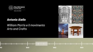 William Morris e il movimento Arts and Crafts Antonio Aiello [upl. by Ball]