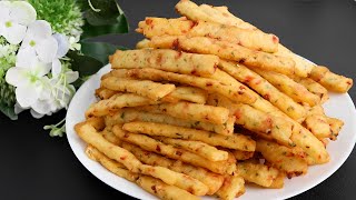 When you have 3 potatoes make these crispy potato sticks so delicious that I cook almost everyday [upl. by Janus87]