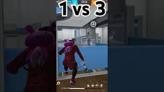 1 VS 3  SORRY 😔 SHORT LATE HO GYE 😔 fsgaming freefire shorts [upl. by Wade]