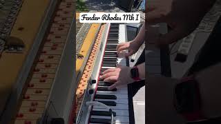 Playing amazing Fender Rhodes piano 73 MK I Shorts [upl. by Lerak]