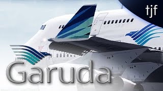 FSX  Garuda Indonesia Boeing 747400 at Melbourne [upl. by Notyalc]