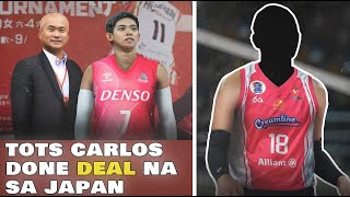 NO TOTS CARLOS FOR CREAMLINE NEXT YEAR CONFIRM TOTS TO JAPAN [upl. by Halbeib]