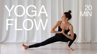 Yoga Flow für Energie Fokus amp Beweglichkeit  Ganzkörper Vinyasa Yoga für alle Level [upl. by Simone175]