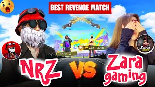 NRZ Vs Zara Gaming  Best Revenge Match in freefire  AWM king challenged me for AWM Versus😱 [upl. by Airuam]