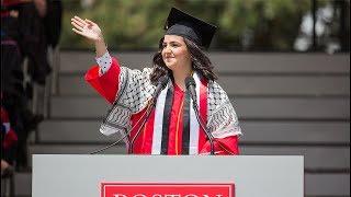 Boston University Commencement 2018 Student Speaker Yasmin Younis [upl. by Barolet]