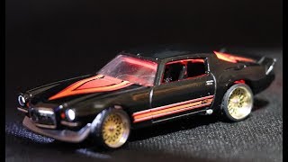 Hot Wheels Custom LED Lights Mainline Z28 Camaro Custom [upl. by Lazor]