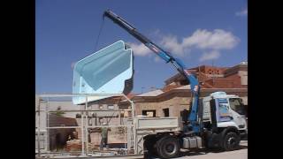 Instalación de piscinas prefabricadas de poliéster [upl. by Mellen]