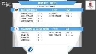 Merton CC Indoor v Kingstonian CC Surrey Indoor [upl. by Materse]