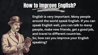 How To Improve Your English  Learn English Through Story I Graded Reader  Simple Spoken English [upl. by Ahseiyk130]