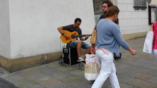 Imad Fares  Street performance  Kraków Main Square 21082016 Pt1 [upl. by Etneciv]