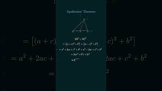 Apollonius Theorem triangle coordinate [upl. by Stoneham]