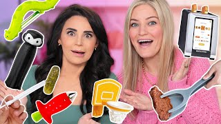 TESTING FUNNY KITCHEN GADGETS w iJustine  Part 18 [upl. by Calesta]