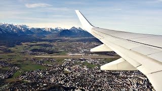 Transavia Boeing 737800 WONDERFUL SCENIC TAKEOFF from Salzburg Airport  ✈ [upl. by Georas852]