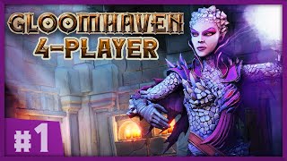 Gloomhaven  1  Version 10 is HERE 4Player Gameplay [upl. by Dorsy]