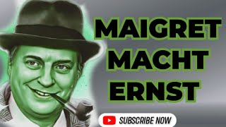 MAIGRET MACHT ERNST krimihörspiel retro HG Hamacher 1966 [upl. by Rammaj]