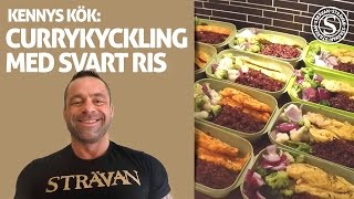 Currykyckling med svart ris  KENNYS KÃ–K [upl. by Ynattirb640]