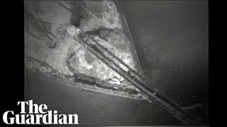 Rare footage of first sight of Titanic wreck released [upl. by Reichel]