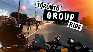 Toronto PEV Group Ride  Vsett 10R  Surron  Minimotors Dualtron  Talaria Sting  DJI Action 4 [upl. by Hardan730]