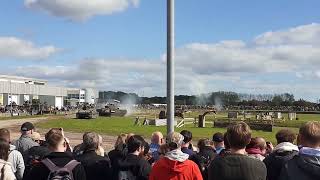 Tiger Day Bovington Tank Museum reenactment [upl. by Lilia577]