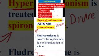 Medication used to hyperaldosteronism [upl. by Ehling955]