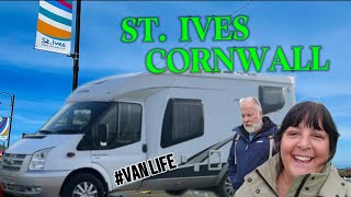 Full time van life Continues in Cornwall as we explore StIves travel motorhome vanlife [upl. by Boyt]