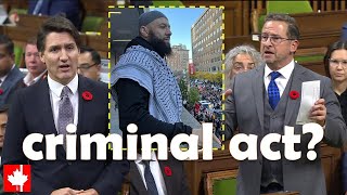 CRIMINAL ACT Trudeau grilled on reaction to Montreal imam Charkaouis alleged hate speech [upl. by Thurmann793]