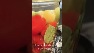 How to Pickle Vegetables at Home  Quick amp Easy [upl. by Revkah]