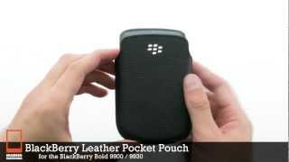 BlackBerry Leather Pocket Pouch for Bold 9930 Bold 9900 [upl. by Odel]