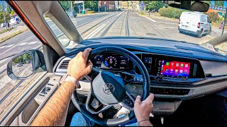 Volkswagen Multivan T7 2024  20 TDI 150HP  POV Test Drive [upl. by Dreeda]