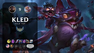 Kled Top vs Smolder  NA Challenger Patch 147 [upl. by Euqirne]