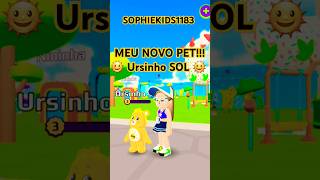 Meu novo PET Ursinho SOL no PK XD pkxd ursinhoscarinhosos pkxdatualizacao pkxdbrazil shorts [upl. by Bertasi]