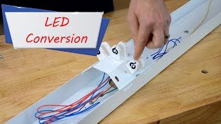 How to easily convert fluorescent Lights to LED –Easy Ways to Save Money [upl. by Cornelie930]