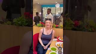 foreigner ko Khilaya pani puri food funny foodie love comedy sonadey mukulsona youtubeshorts [upl. by Naillik]