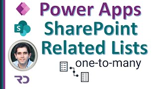 Power Apps working with SharePoint List Relationships [upl. by Birch221]