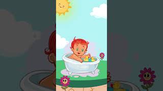 The Bath Song  Original Kids Song  Super Simple Songs Bath Song 🌈 Nursery Rhymes kidsvideo [upl. by Neened]