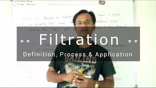 Filtration  Definition  Process amp Application Hindi [upl. by Juieta]