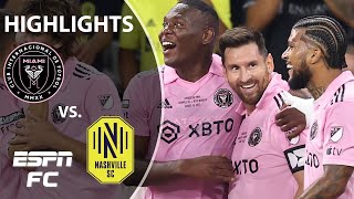 🚨 LIONEL MESSI amp INTER MIAMI WIN LEAGUES CUP 🚨  Full Game Highlights [upl. by Arretnahs]